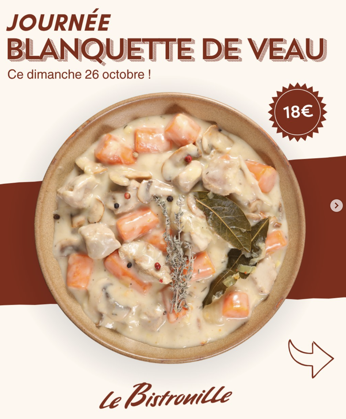 Journée blanquette de veau