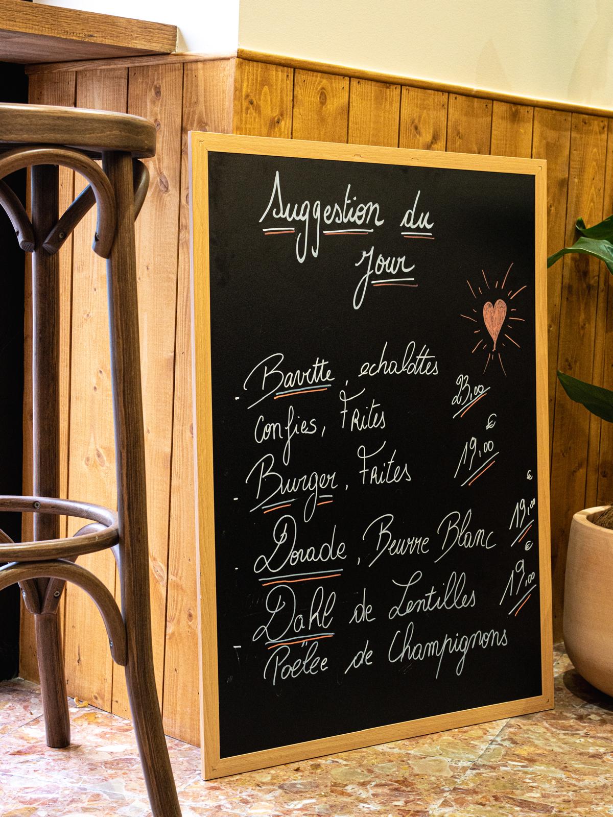 Plat signature cuisine bistronomique