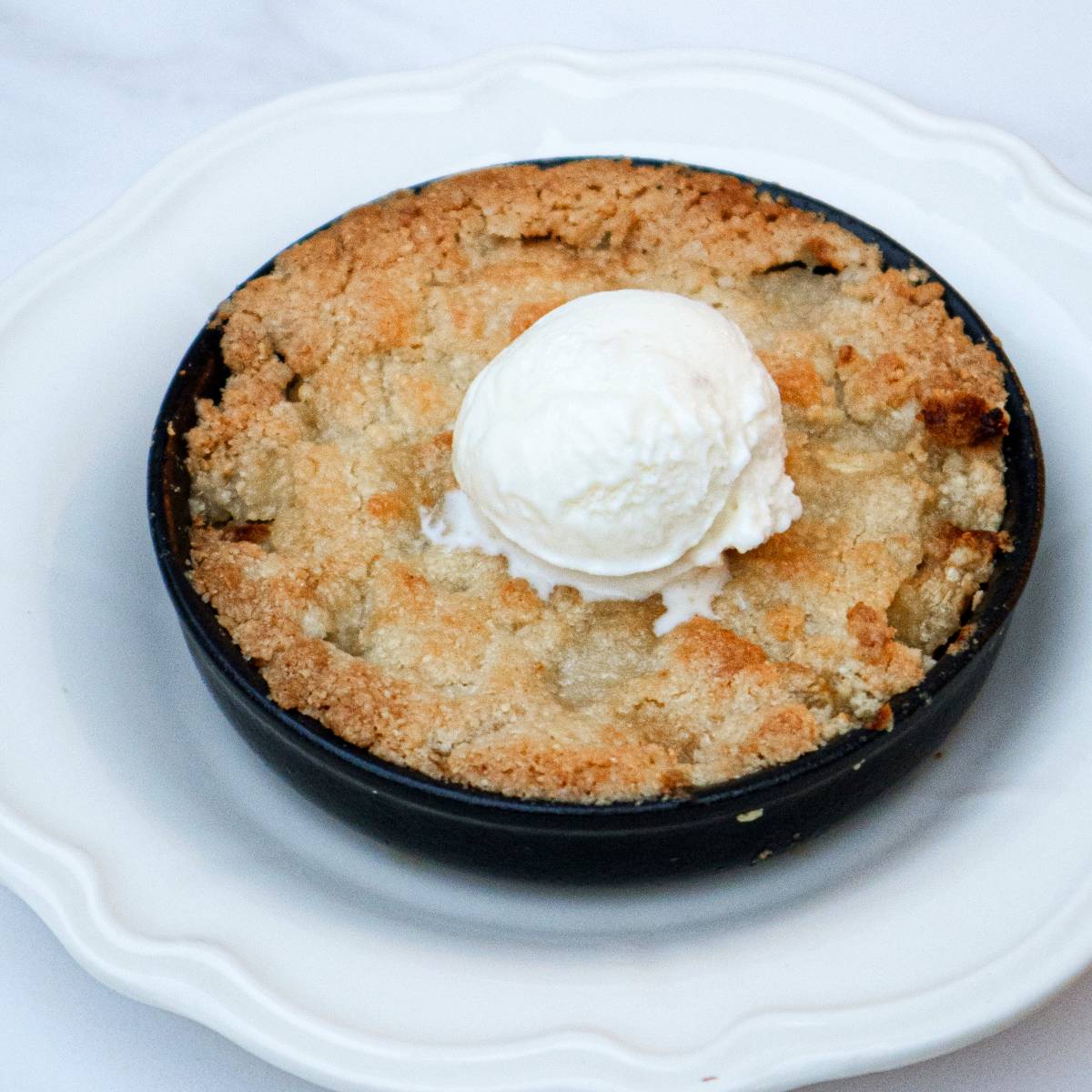 Crumble aux<br>pommes