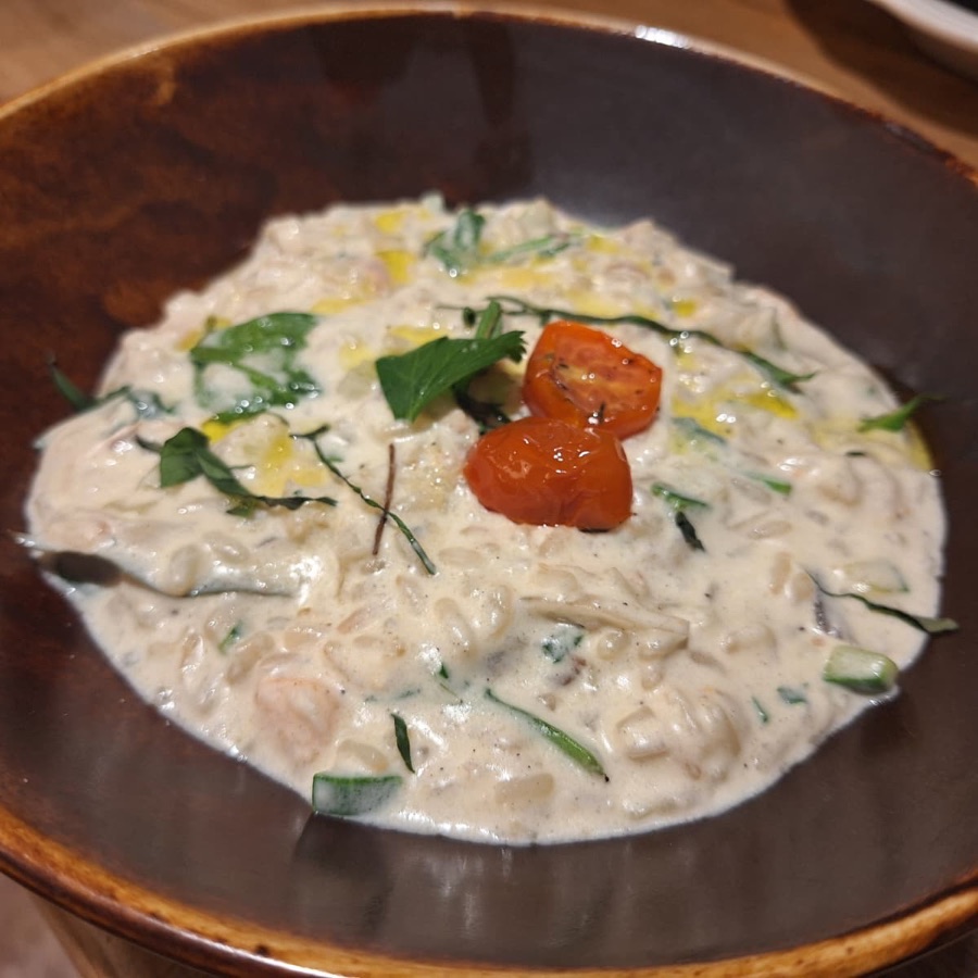 Risotto aux crevettes et citron
